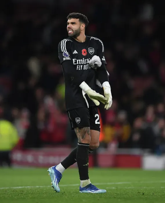 Framed Print : Arsenal FC vs Burnley FC: David Raya's Emotional Moment after 2023-24 Premier League Clash at Emirates Stadium Framed Print : Arsenal FC vs Burnley FC: David Raya's Emotional Moment after 2023-24 Premier League Clash at Emirates Stadium