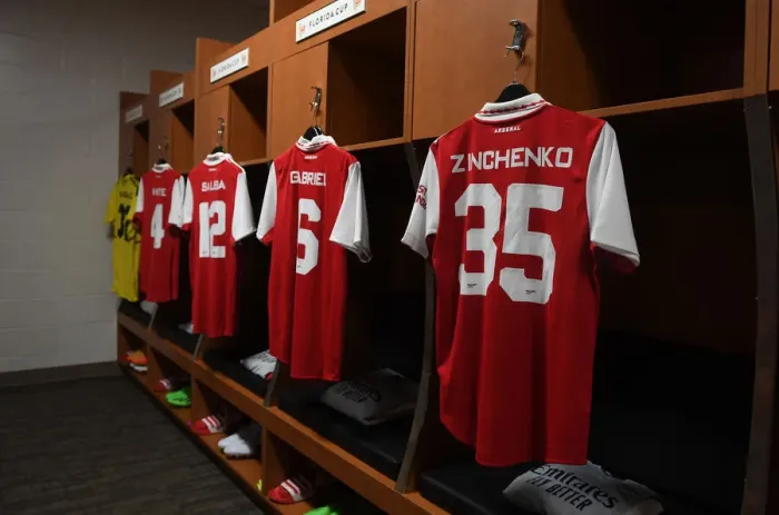 Framed Print : Arsenal FC vs Chelsea: Behind the Scenes - Pre-Season Changing Room at Florida Cup Framed Print : Arsenal FC vs Chelsea: Behind the Scenes - Pre-Season Changing Room at Florida Cup