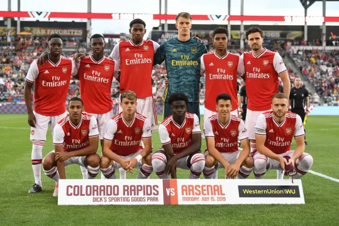 Framed Print : Arsenal FC vs Colorado Rapids: Pre-Season Clash at Commerce City
