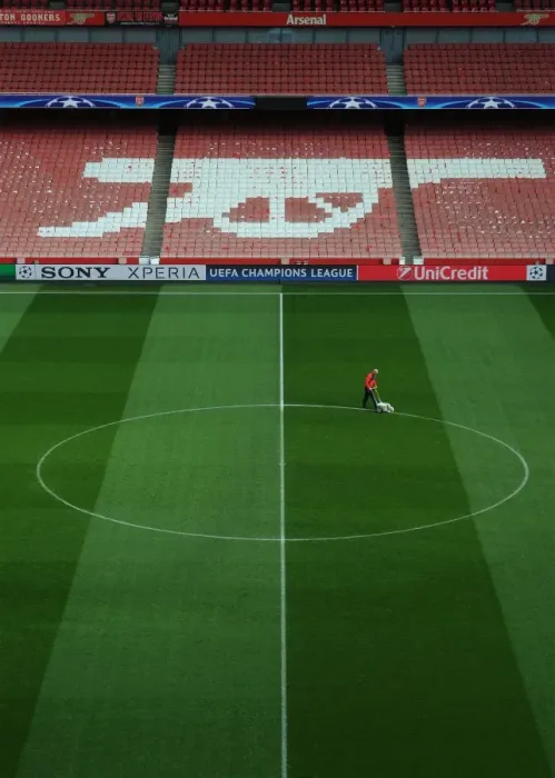 Framed Print : Arsenal FC vs. FC Barcelona: UEFA Champions League Clash at Arsenal Stadium, London