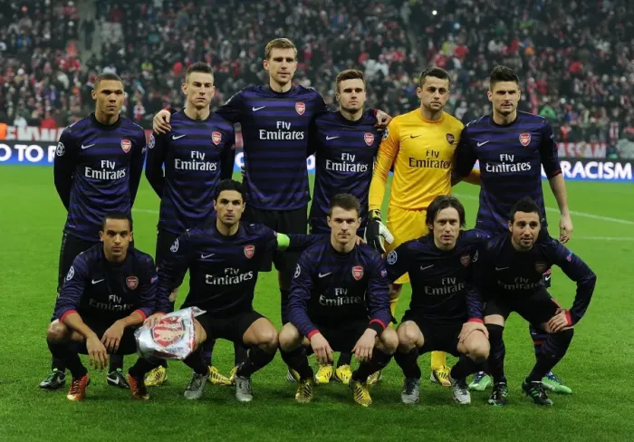 Framed Print : Arsenal FC vs. FC Bayern Munchen: UEFA Champions League Showdown in Munich, 2013