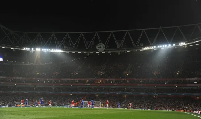 Framed Print : Arsenal FC vs. FC Schalke 04: A Champions League Battle at Emirates Stadium, 2012 Framed Print : Arsenal FC vs. FC Schalke 04: A Champions League Battle at Emirates Stadium, 2012