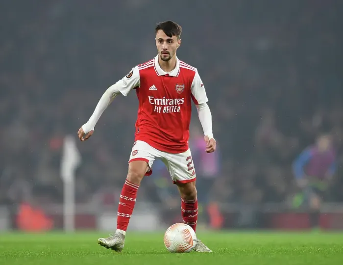 Framed Print : Arsenal FC vs. FC Zurich: Fabio Vieira in Action, UEFA Europa League Group A (2022-23)