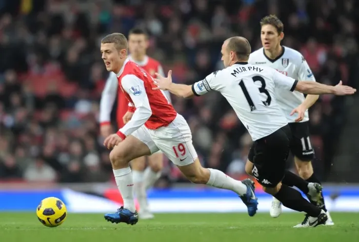 Framed Print : Arsenal FC vs Fulham: 2010-11 Season Match
