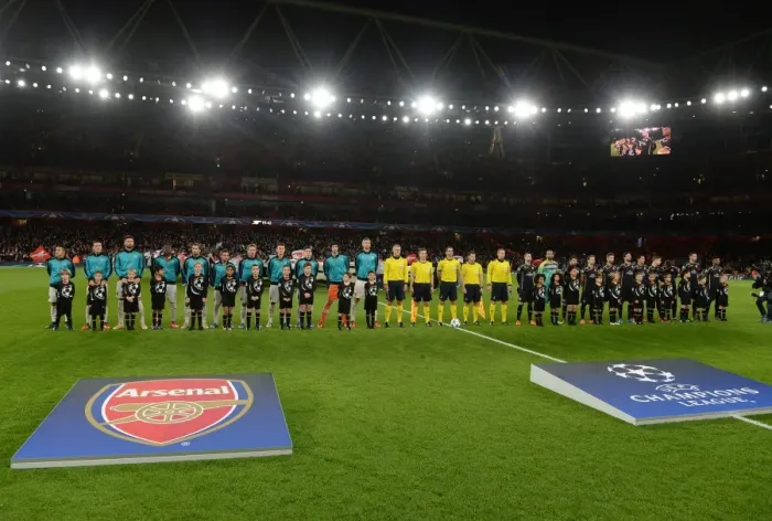 Framed Print : Arsenal FC vs. GNK Dinamo Zagreb: UEFA Champions League Showdown in London, 2015