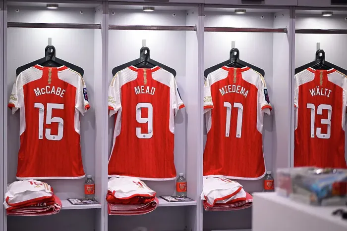 Framed Print : Arsenal FC vs Manchester City: Behind the Scenes - Barclays Women's Super League 2023-24