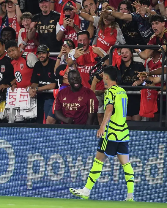 Framed Print : Arsenal FC vs. MLS All-Stars: Clash at Audi Field (2023) Framed Print : Arsenal FC vs. MLS All-Stars: Clash at Audi Field (2023)