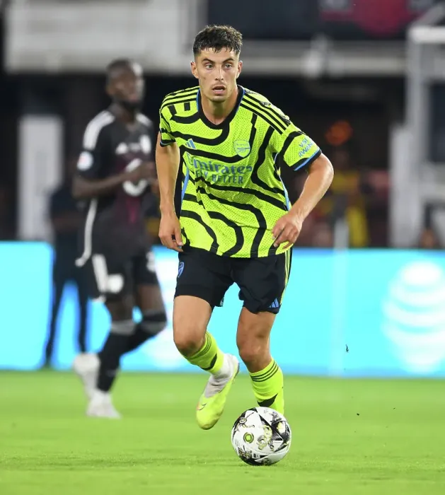 Framed Print : Arsenal FC vs MLS All-Stars: Kai Havertz Shines at the 2023 MLS All-Star Game Framed Print : Arsenal FC vs MLS All-Stars: Kai Havertz Shines at the 2023 MLS All-Star Game