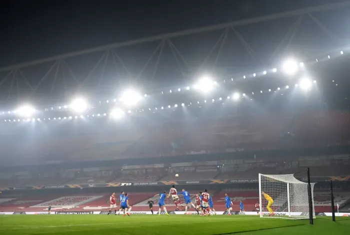 Framed Print : Arsenal FC vs Molde FK: UEFA Europa League at Emirates Stadium Framed Print : Arsenal FC vs Molde FK: UEFA Europa League at Emirates Stadium