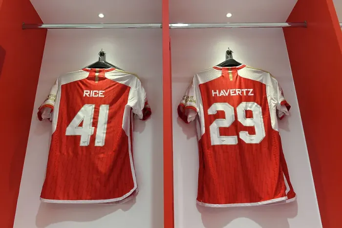 Framed Print : Arsenal FC vs AS Monaco: Declan Rice and Kai Havertz Gear Up for Pre-Season Showdown at Emirates Stadium Framed Print : Arsenal FC vs AS Monaco: Declan Rice and Kai Havertz Gear Up for Pre-Season Showdown at Emirates Stadium