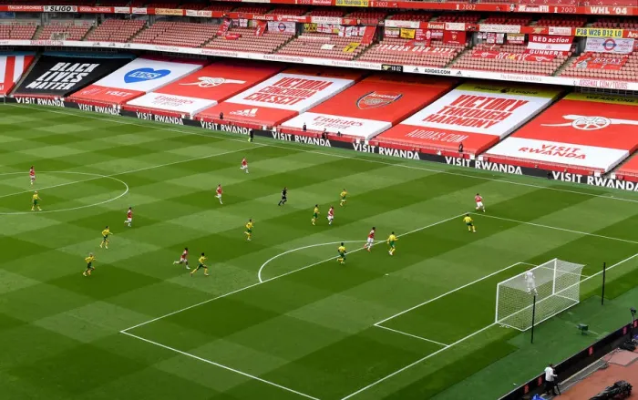 Framed Print : Arsenal FC vs Norwich City: Premier League Match at Emirates Stadium