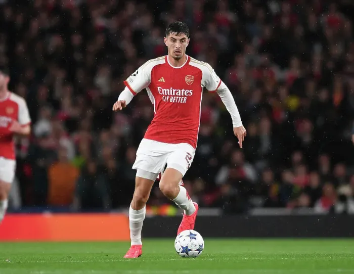 Framed Print : Arsenal FC vs PSV Eindhoven: Havertz Shines in Group B UCL Clash at Emirates Stadium, 2023-24