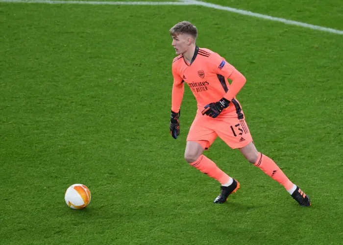 Framed Print : Arsenal FC vs Rapid Wien: Alex Runarsson in Empty Emirates Stadium - UEFA Europa League, December 2020 Framed Print : Arsenal FC vs Rapid Wien: Alex Runarsson in Empty Emirates Stadium - UEFA Europa League, December 2020