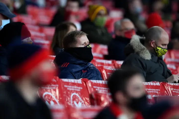 Framed Print : Arsenal FC vs Rapid Wien: A Passionate Arsenal Fan at Emirates Stadium, UEFA Europa League