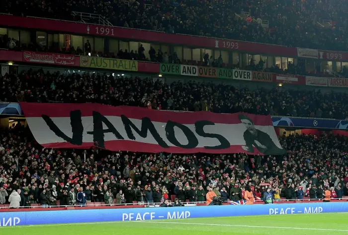 Framed Print : Arsenal FC vs RC Lens: Arsenal Fans Unite in Emirates Stadium - UEFA Champions League 2023 / 24 Framed Print : Arsenal FC vs RC Lens: Arsenal Fans Unite in Emirates Stadium - UEFA Champions League 2023 / 24