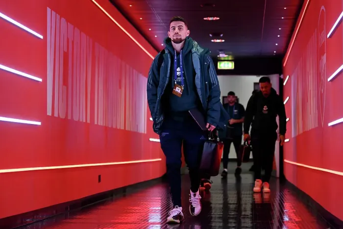 Framed Print : Arsenal FC vs RC Lens: Jorginho's Arrival in Champions League Group B (2023 / 24)