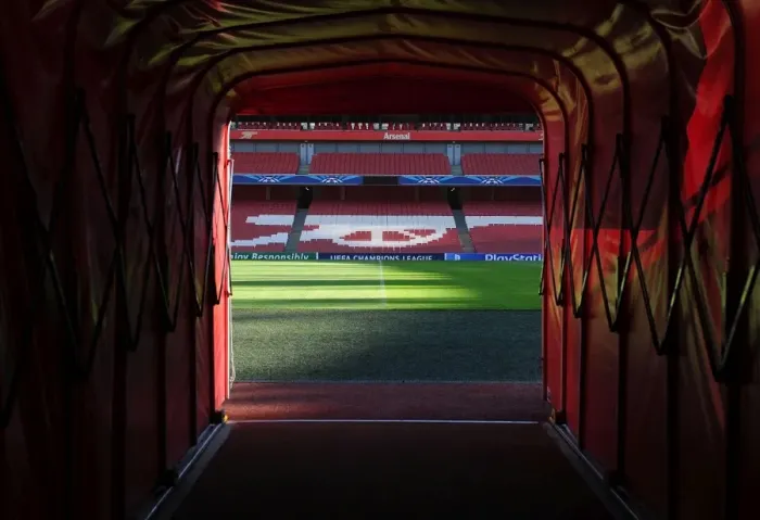 Framed Print : Arsenal FC vs RSC Anderlecht: Players Tunnel, Emirates Stadium (2014 / 15 UEFA Champions League) Framed Print : Arsenal FC vs RSC Anderlecht: Players Tunnel, Emirates Stadium (2014 / 15 UEFA Champions League)
