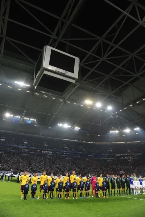 Framed Print : Arsenal FC vs. Schalke 04: 2012-13 UEFA Champions League Showdown Framed Print : Arsenal FC vs. Schalke 04: 2012-13 UEFA Champions League Showdown