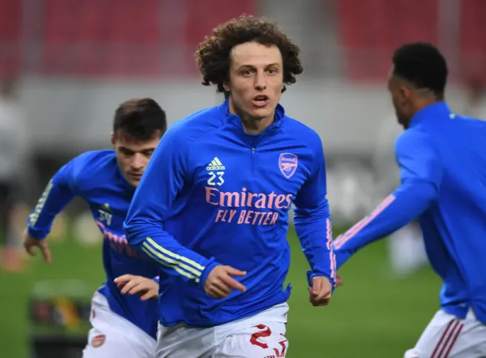 Framed Print : Arsenal FC vs SL Benfica: David Luiz's Pre-Match Warm-Up at Europa League Round of 32 in Piraeus Framed Print : Arsenal FC vs SL Benfica: David Luiz's Pre-Match Warm-Up at Europa League Round of 32 in Piraeus