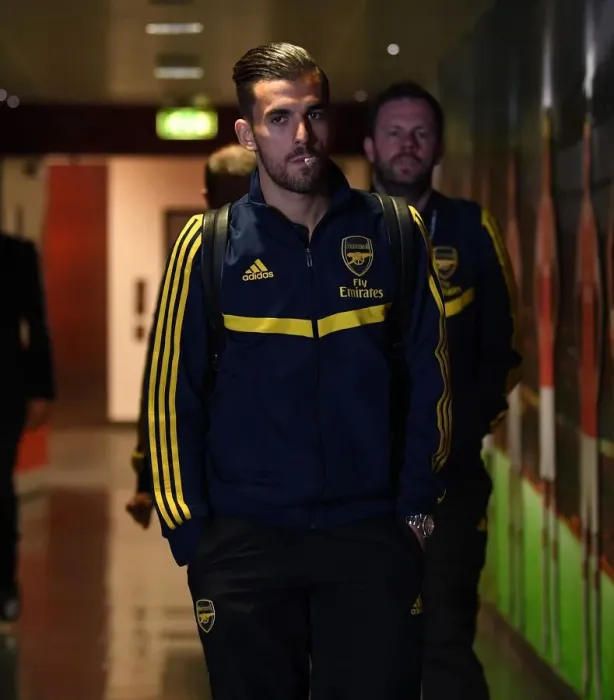 Framed Print : Arsenal FC vs Standard Liege: Dani Ceballos Pre-Match, UEFA Europa League 2019-20