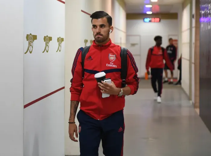 Framed Print : Arsenal FC vs. Tottenham Hotspur: Dani Ceballos Pre-Match Focus (2019-20) Framed Print : Arsenal FC vs. Tottenham Hotspur: Dani Ceballos Pre-Match Focus (2019-20)