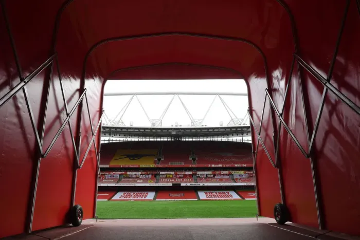 Framed Print : Arsenal FC vs. Watford FC: Tunnel View, Emirates Stadium - Premier League 2019-2020