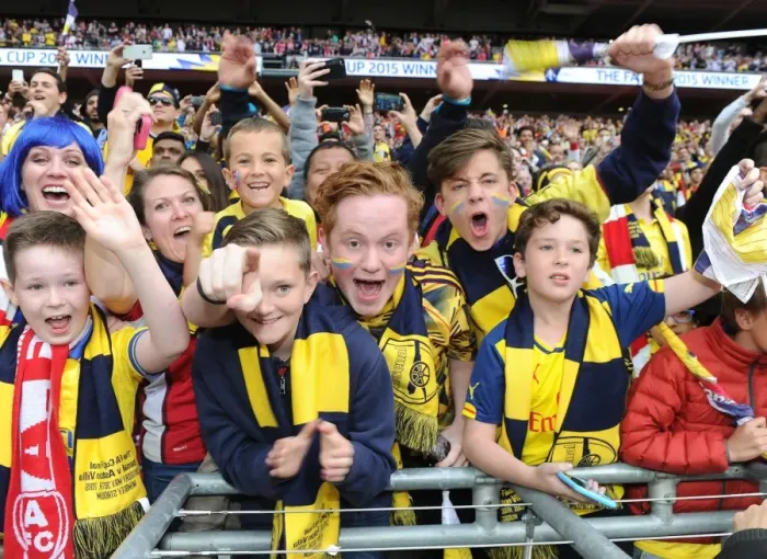 Framed Print : Arsenal FC Wins FA Cup: Jubilant Fans Celebrate at Wembley Stadium Framed Print : Arsenal FC Wins FA Cup: Jubilant Fans Celebrate at Wembley Stadium