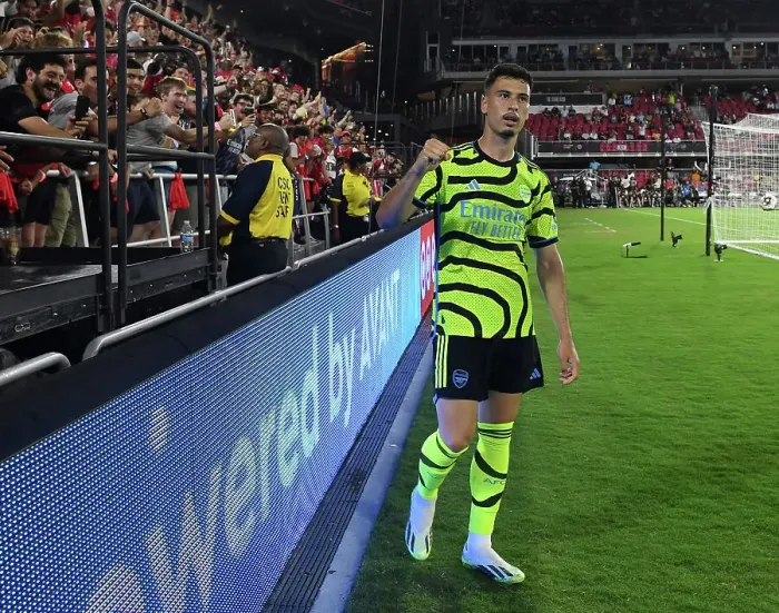 Framed Print : Arsenal FC's Gabriel Martinelli Scores Four in Dominant 2023 MLS All-Star Game Victory Framed Print : Arsenal FC's Gabriel Martinelli Scores Four in Dominant 2023 MLS All-Star Game Victory