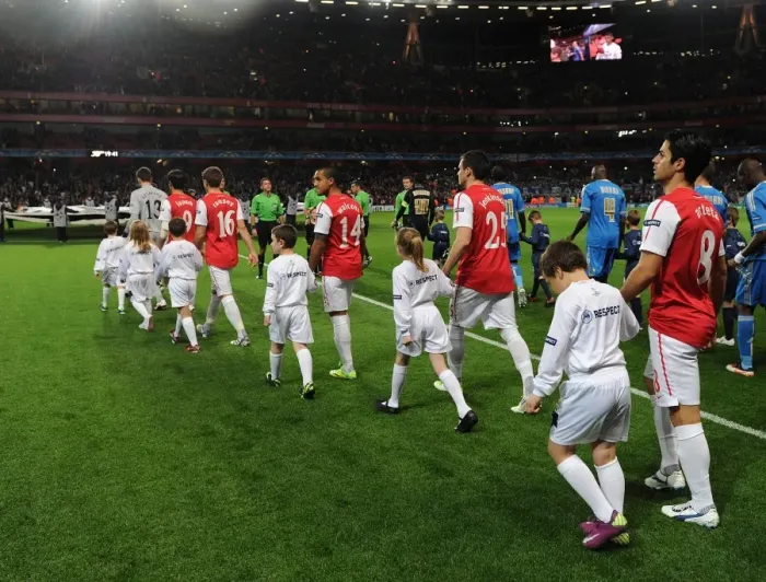 Framed Print : Arsenal FC's UEFA Champions League Debut under Mike Arteta (2011-12) - Arsenal vs Marseille