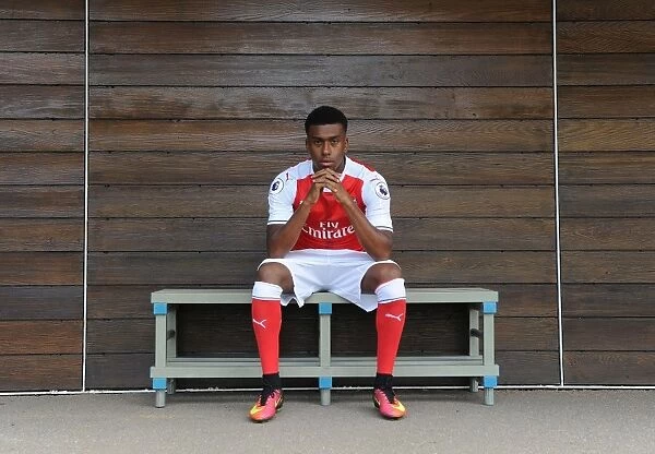 Arsenal First Team 2016-17: Alex Iwobi at Photocall