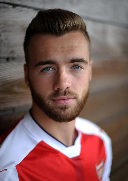 Arsenal First Team 2016-17: Calum Chambers at Photocall