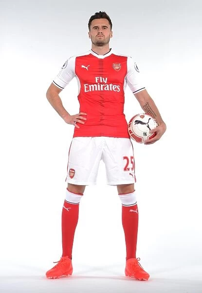 Arsenal First Team 2016-17: Carl Jenkinson at Team Photocall