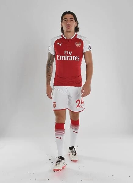 Arsenal First Team 2017-18: Hector Bellerin at Team Photoshoot