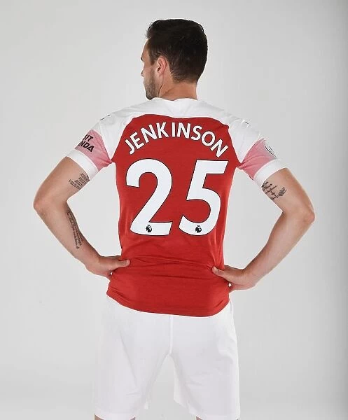 Arsenal First Team 2018 / 19: Carl Jenkinson at Photo Call