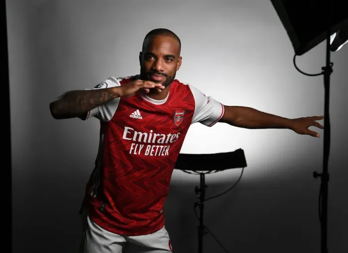 Framed Print : Arsenal First Team 2020-21: Alexandre Lacazette at Media Photocall Framed Print : Arsenal First Team 2020-21: Alexandre Lacazette at Media Photocall