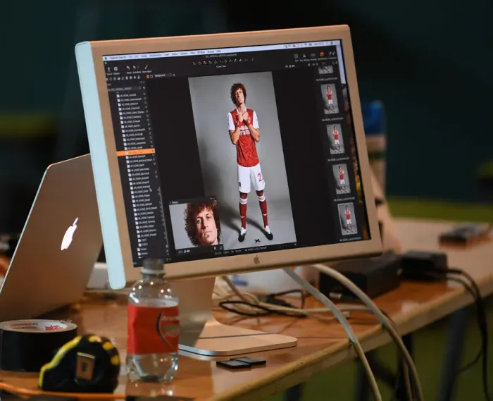 Framed Print : Arsenal First Team 2020-21: David Luiz at Arsenal Media Photocall Framed Print : Arsenal First Team 2020-21: David Luiz at Arsenal Media Photocall