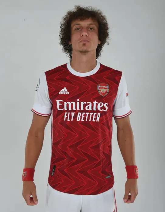 Framed Print : Arsenal First Team 2020-21: David Luiz Kick-Off Photocall