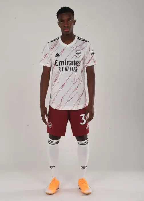 Framed Print : Arsenal First Team 2020-21: Eddie Nketiah at London Colney Photocall
