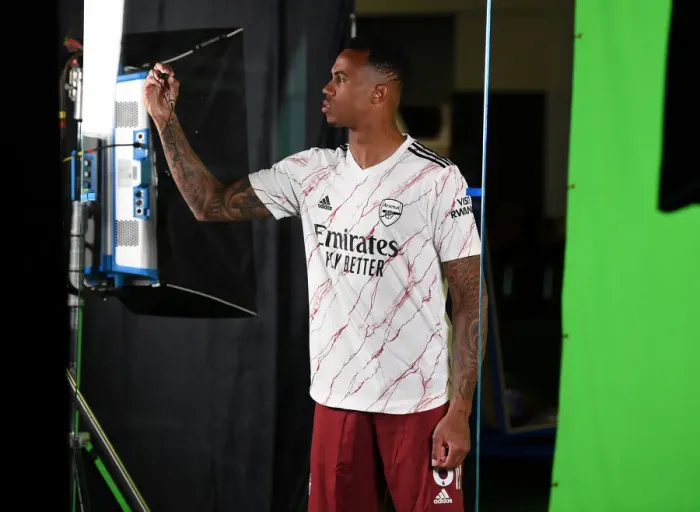 Framed Print : Arsenal First Team 2020-21: Gabriel Magalhaes Unveiled
