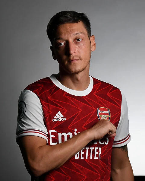 Arsenal First Team 2020-21: Mesut Ozil at Arsenal Media Photocall