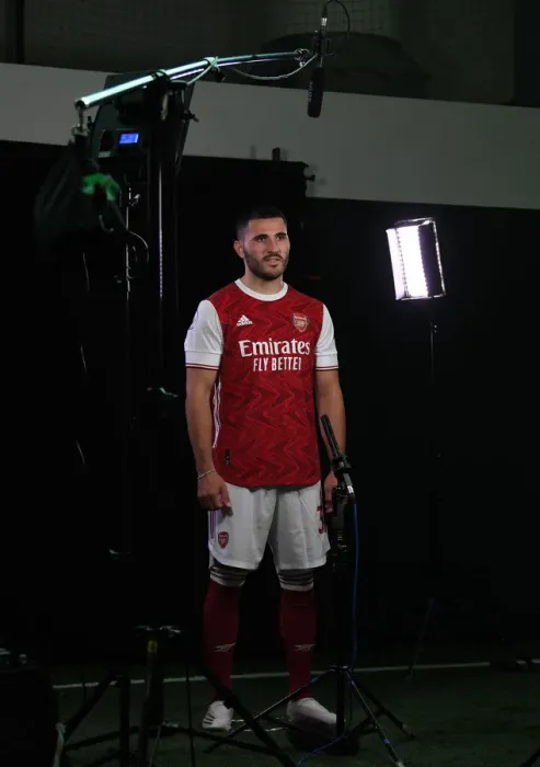 Framed Print : Arsenal First Team 2020-21 Photocall: Sead Kolasinac at London Colney Framed Print : Arsenal First Team 2020-21 Photocall: Sead Kolasinac at London Colney