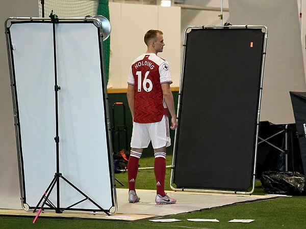 Arsenal First Team 2020-21: Rob Holding at Arsenal Media Photocall
