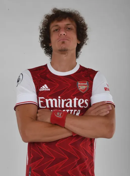 Framed Print : Arsenal First Team: 2020-21 Season - David Luiz in Training