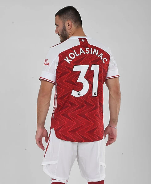 Arsenal First Team: 2020-21 Season Photocall - Sead Kolasinac