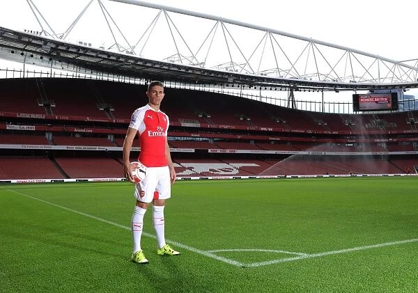 Arsenal First Team: Gabriel's Training Session at Emirates Stadium, July 2015