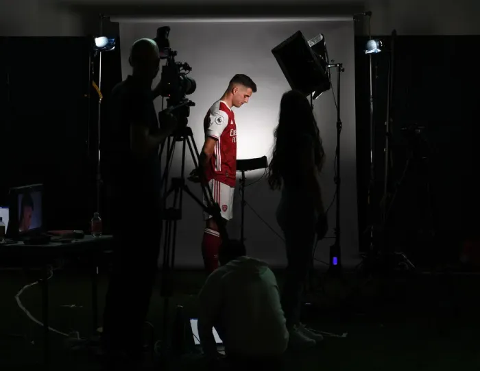 Framed Print : Arsenal First Team: Granit Xhaka at 2020-21 Arsenal Media Photocall Framed Print : Arsenal First Team: Granit Xhaka at 2020-21 Arsenal Media Photocall