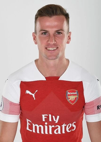 Arsenal First Team: Rob Holding at 2018 / 19 Photo Call
