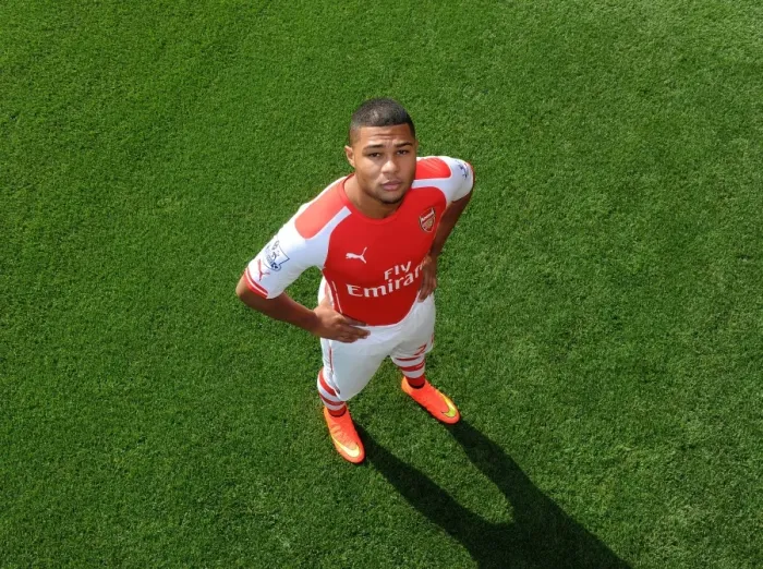 Framed Print : Arsenal First Team: Serge Gnabry at Emirates Stadium (2014) Framed Print : Arsenal First Team: Serge Gnabry at Emirates Stadium (2014)