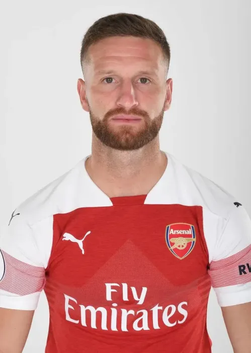 Framed Print : Arsenal First Team: Shkodran Mustafi at 2018 / 19 Photo Call Framed Print : Arsenal First Team: Shkodran Mustafi at 2018 / 19 Photo Call