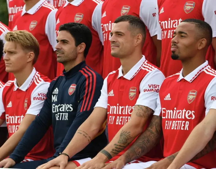 Framed Print : Arsenal First Team Squad 2022-23: Granit Xhaka in Focus Framed Print : Arsenal First Team Squad 2022-23: Granit Xhaka in Focus